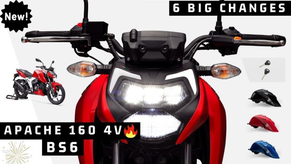 New Model 21 Tvs Apache Rtr 160 4v Launched Growing With Cost At 1 07 Lakh Interviewer Pr