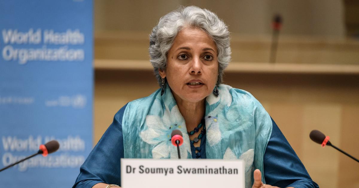 World Health Organization Chief Scientist Dr. Soumya Swaminathan