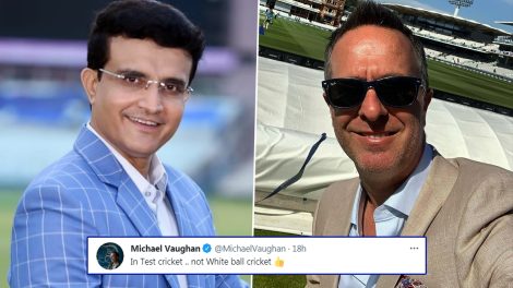 Ganguly says 'Indian cricket is far ahead than rest', Vaughan tries to correct him on Twitter