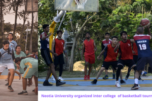 Neotia University organized inter college of basketball tournament