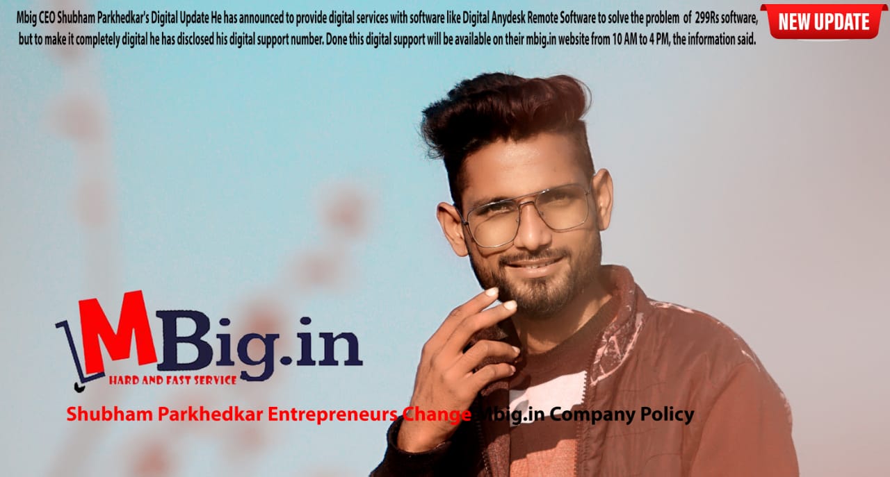 Shubham Parkhedkar a young entrepreneur who brought out the true meaning of entrepreneur among the people