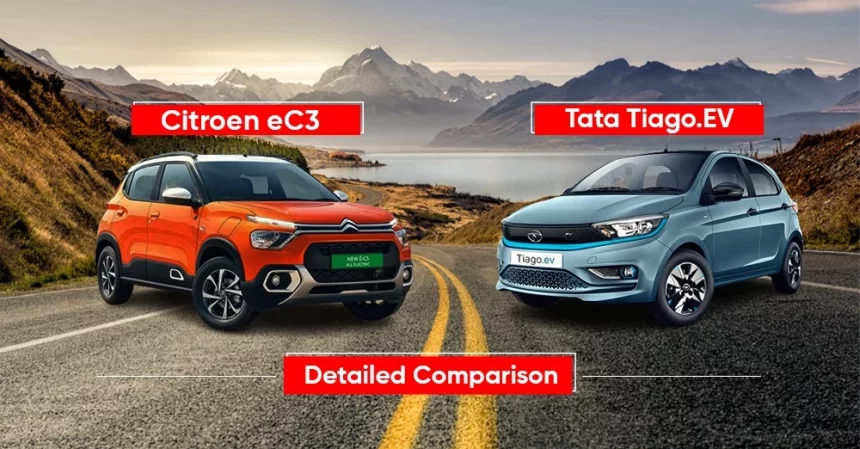 Affordable EV Comparison between CitroenE vs Tiago EV and Tigor EV