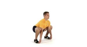 Stretch from Squat to Hamstring