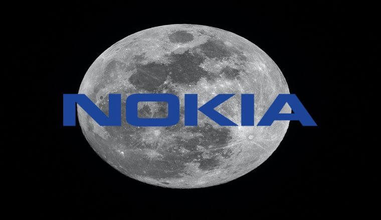 Nokia 4G moon NASA