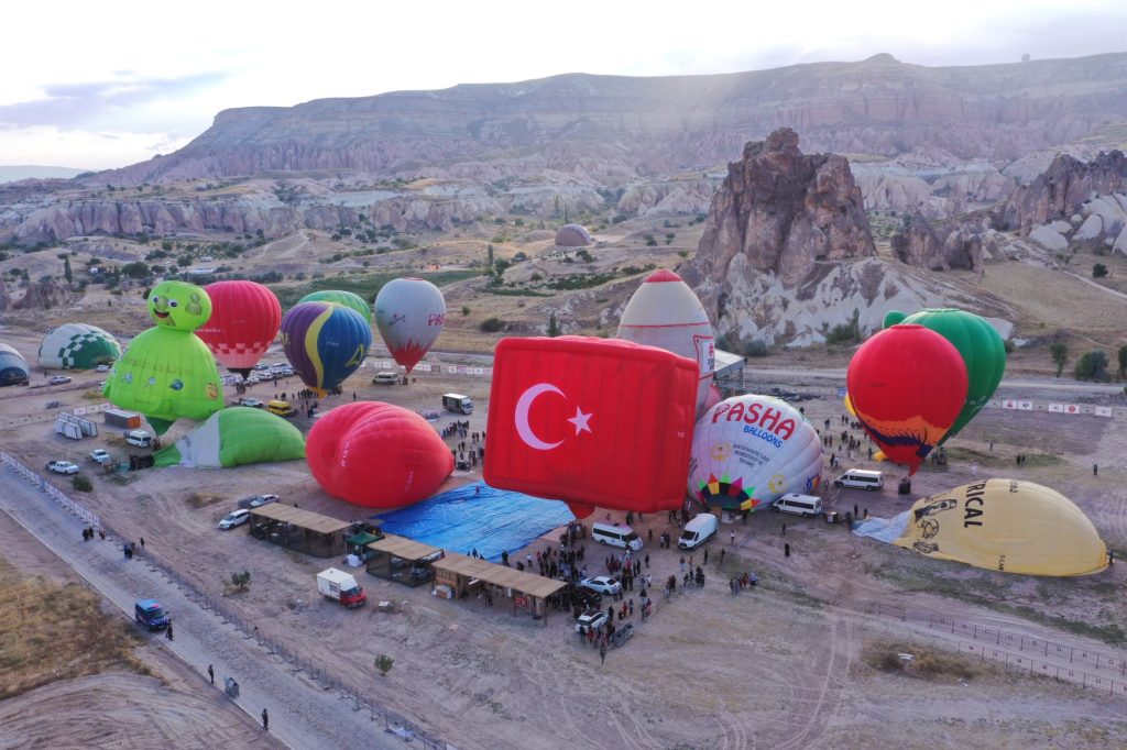 hot air balloon site in turkey