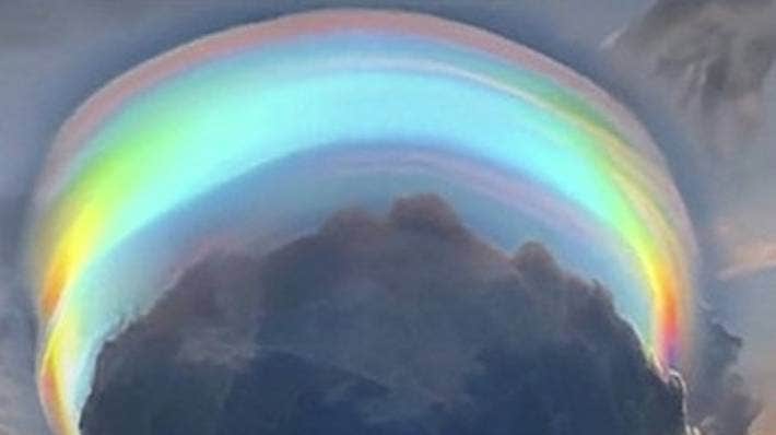 rare rainbow cloud