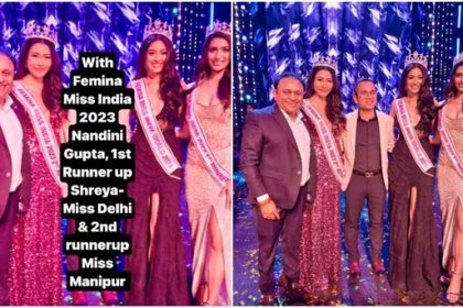 Femina Miss India2023: Renowned Philanthropist Entrepreneur Dr Padmakar K Nandekar Was Seen Interacting With The Winners