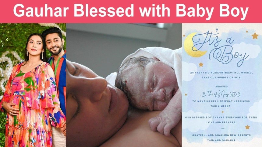 It's a Baby Boy - Congratulations to Gauhar Khan and Zaid Darbar!