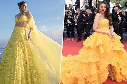 Aditi Rao Hydari Shines in Stunning Yellow Gown at Cannes 2023