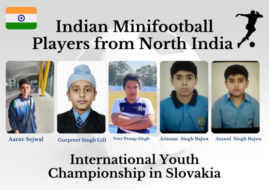 Five North Indian players represent Minifootball Indian Team in International Youth Championship 2023