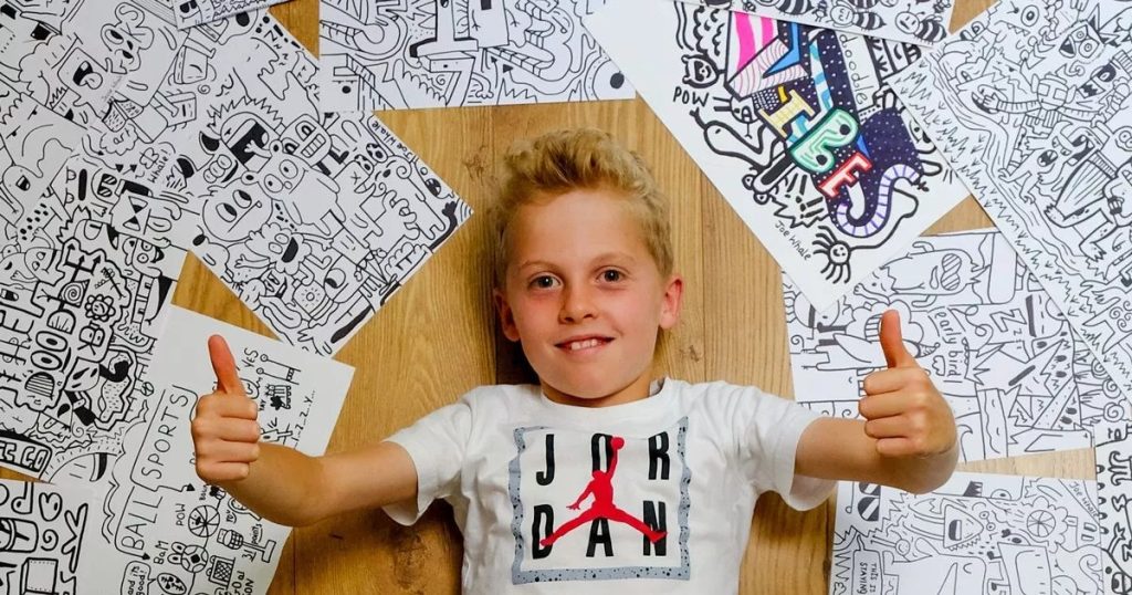 'Doodle Boy' turned his pen obsession into a full-time profession