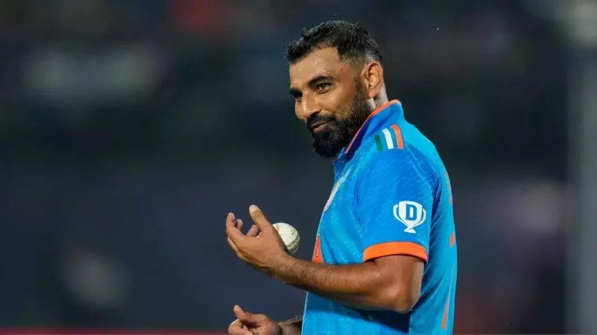 Mohammed Shami became the first Indian to bag two five-wicket hauls in the history of the ODI World Cup